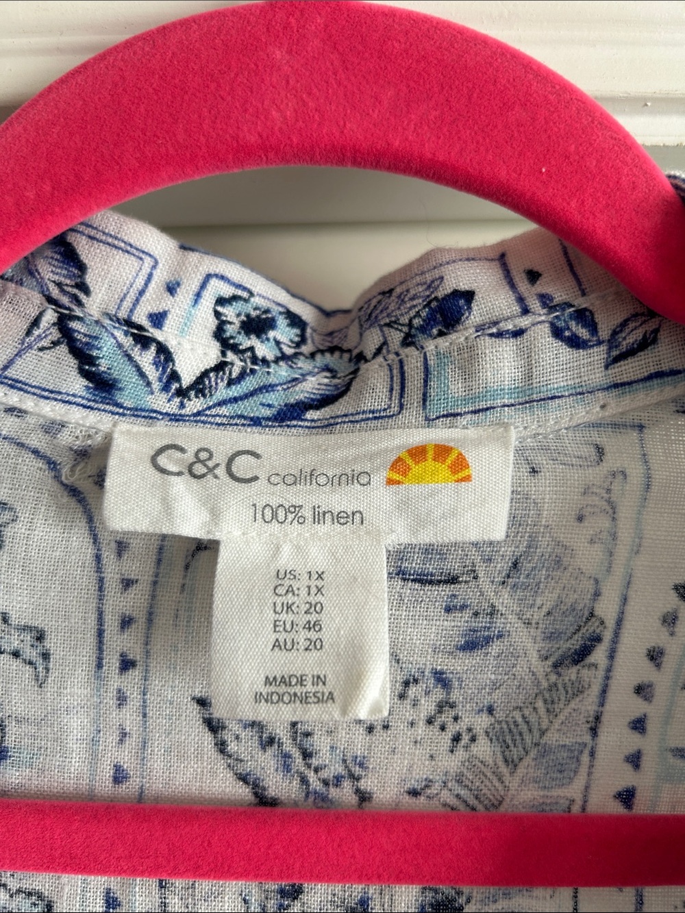 C & C California Linen blouse - Picture 2 of 2